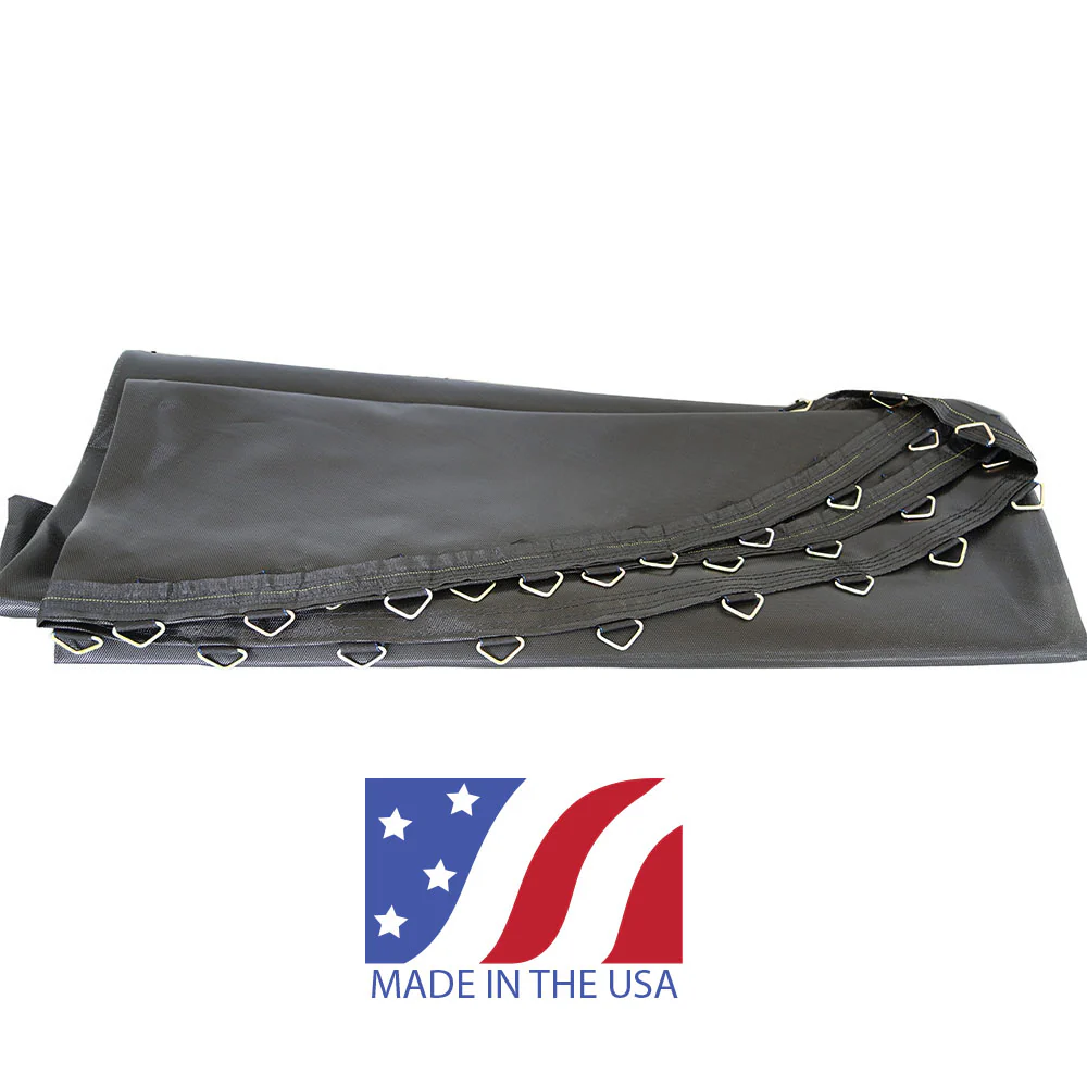 15' Round Jump Mat with 96 V- Rings (Made in the USA)