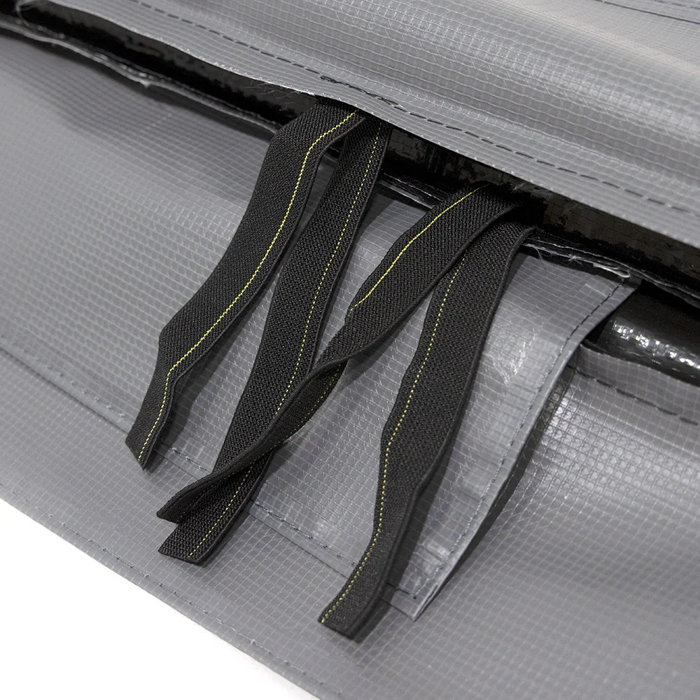 15'x9' Rectangle Spring Pad - Dual Black/Grey 2-Piece - Image 4