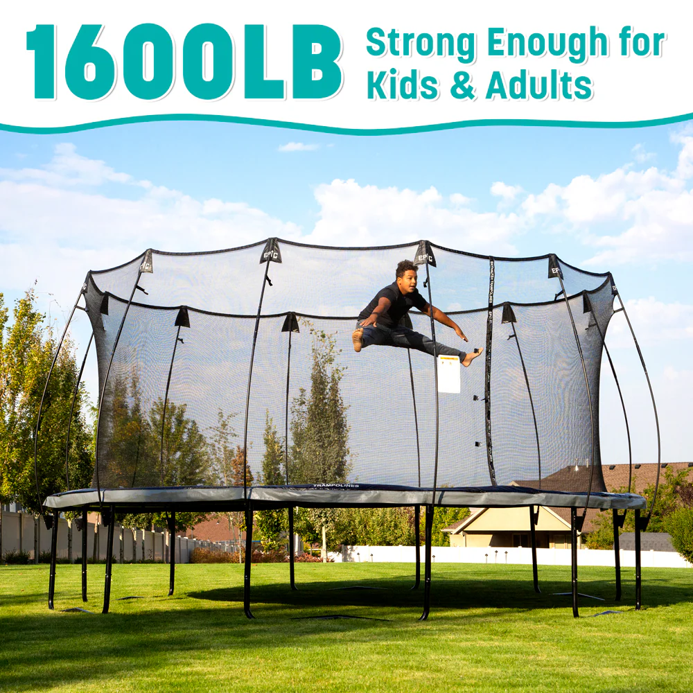 16' Round Epic Series Trampoline - Image 5