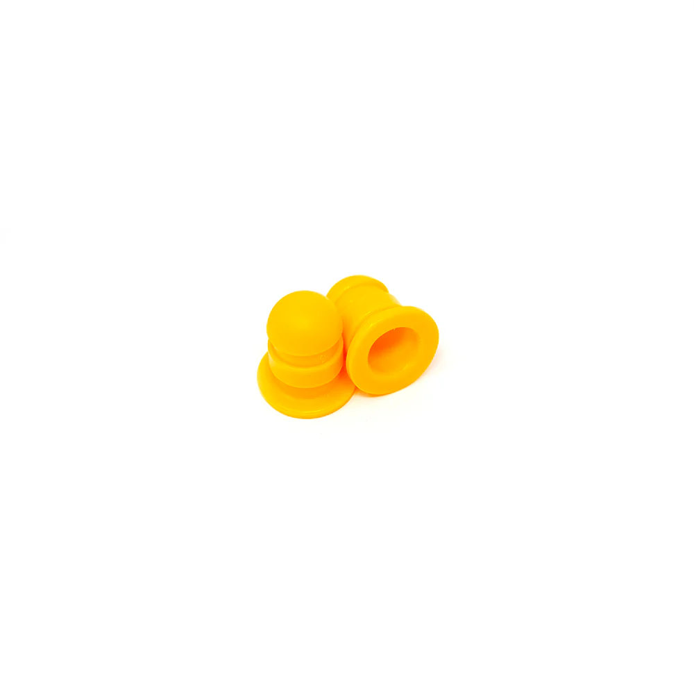 Mini Pole Cap - Yellow - Qty 2
