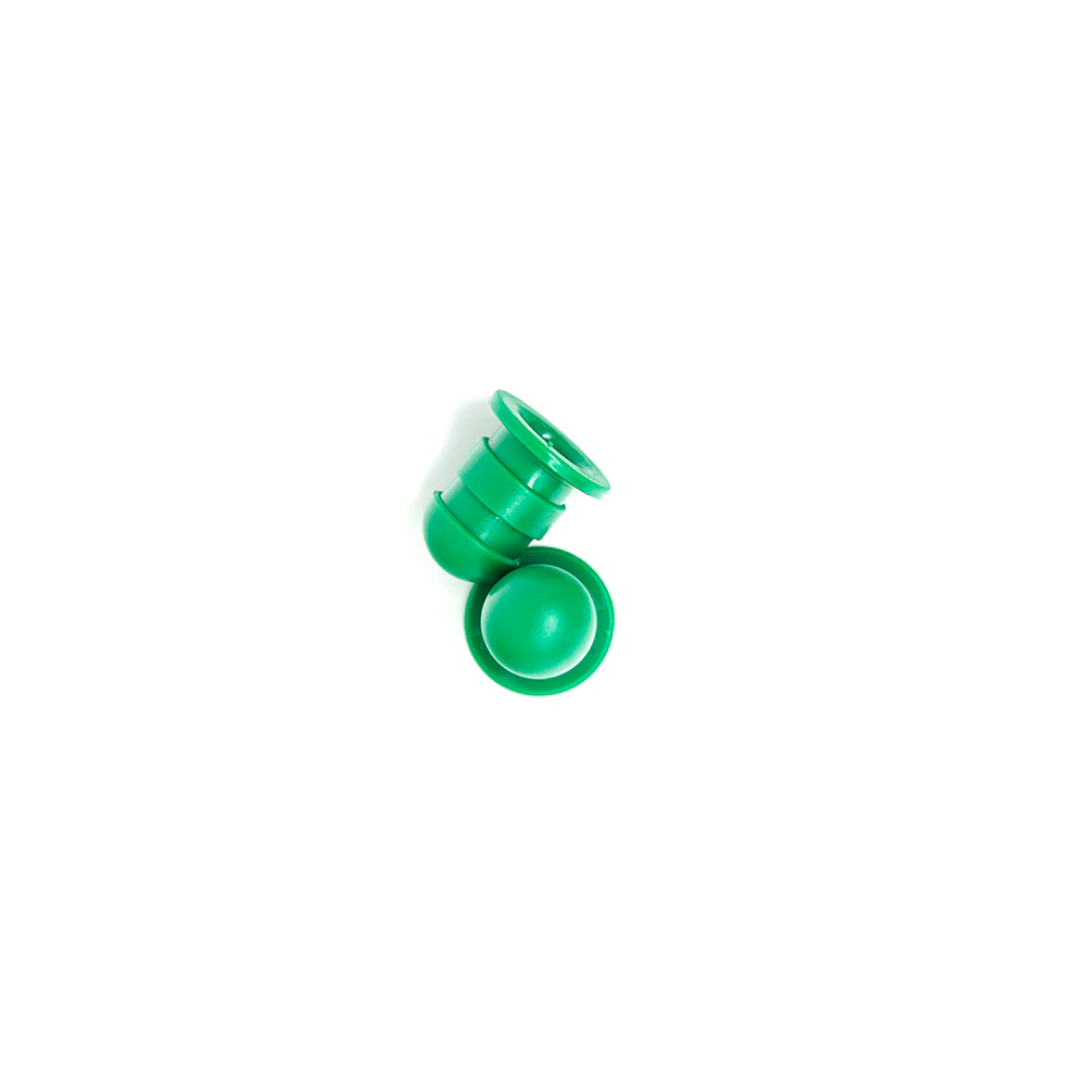 Mini Pole Cap - Green - Qty 2 - Image 2