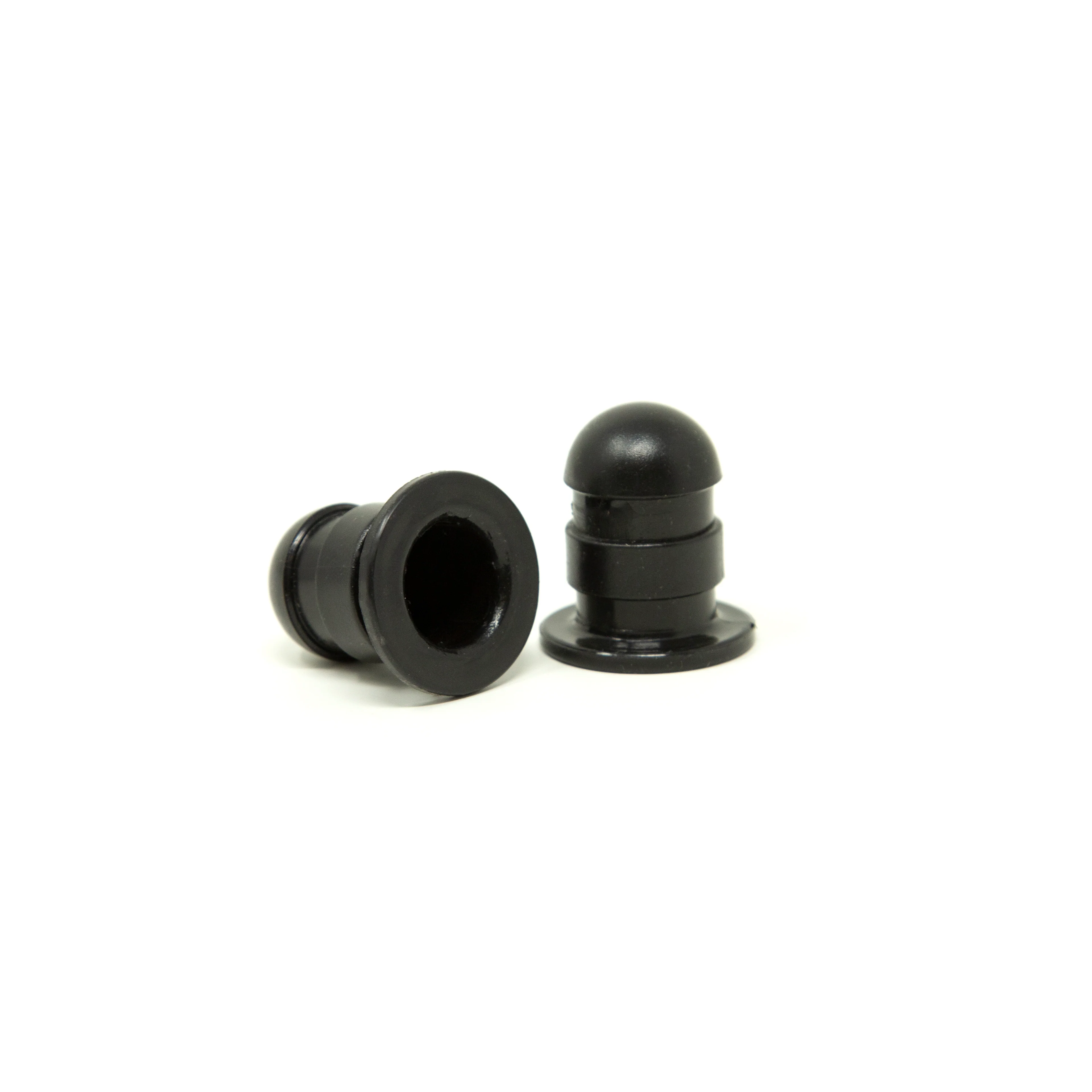 Mini Pole Cap - Black - Qty 2 - Image 2