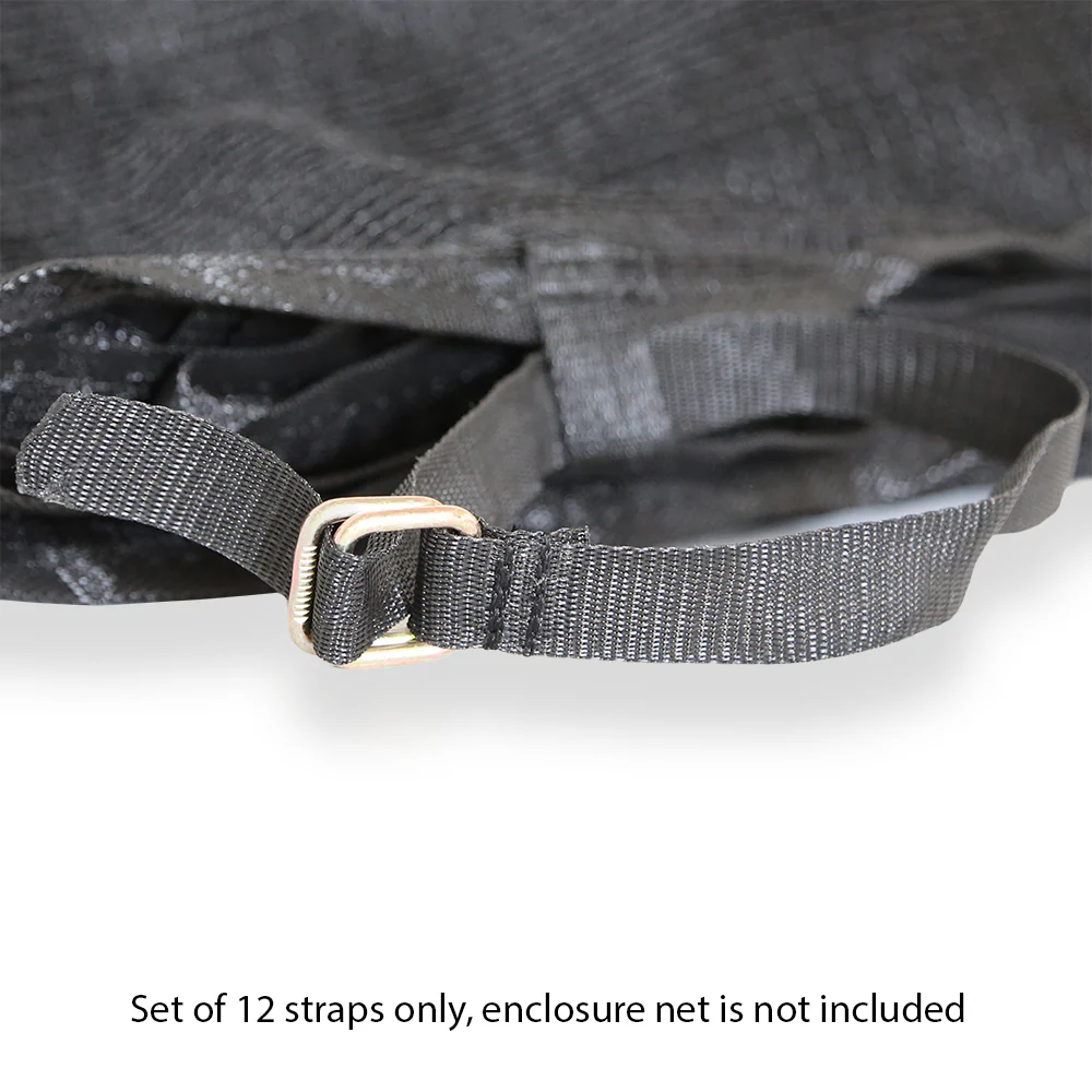 Set of 12 Enclosure Straps with D-Rings