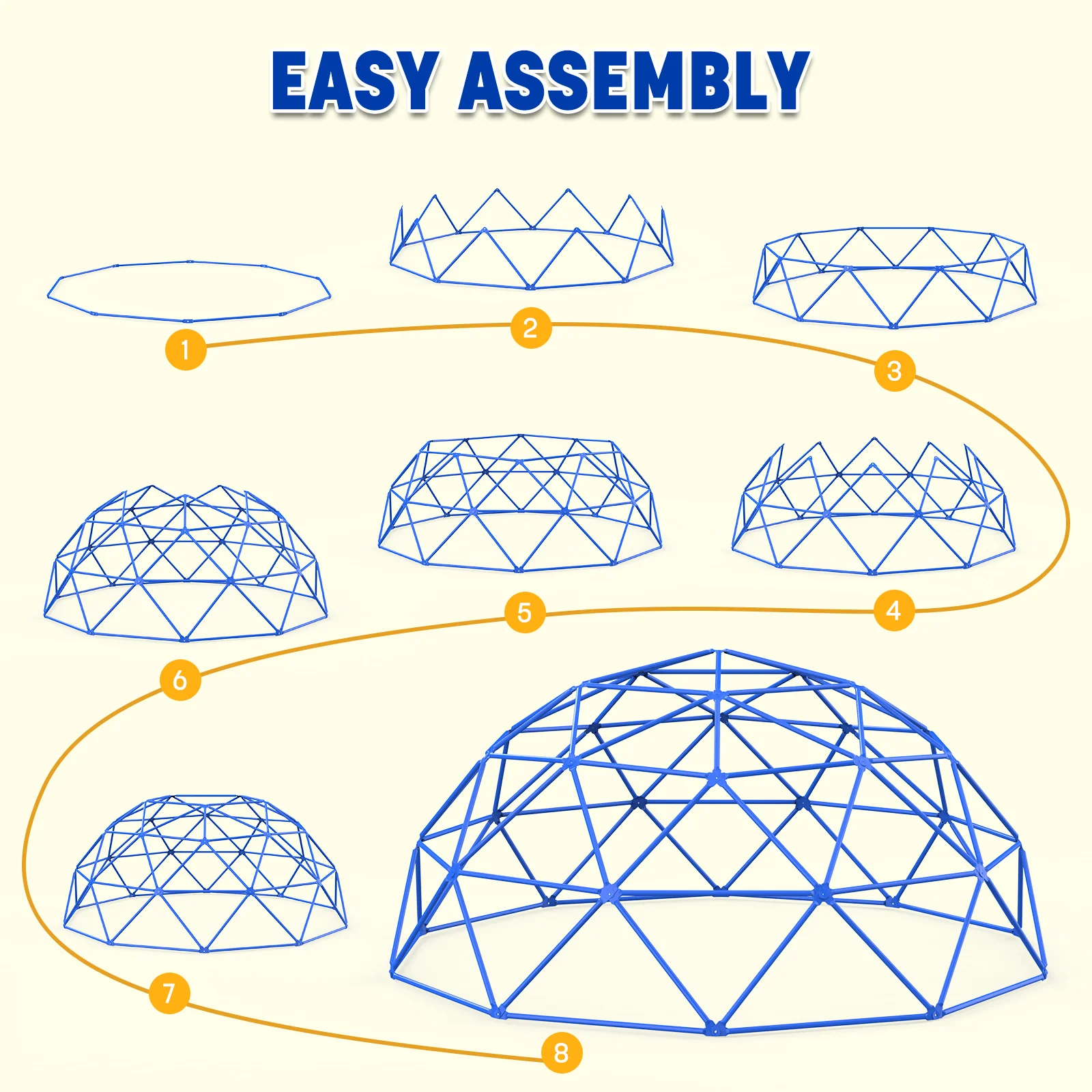 ActivPlay 9' Geo Dome Climber - Image 4