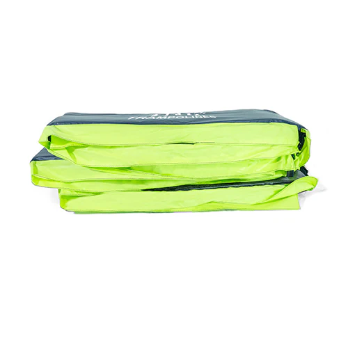 15'x13' Oval Spring Pad - Dual Navy/Lime Green - Image 2