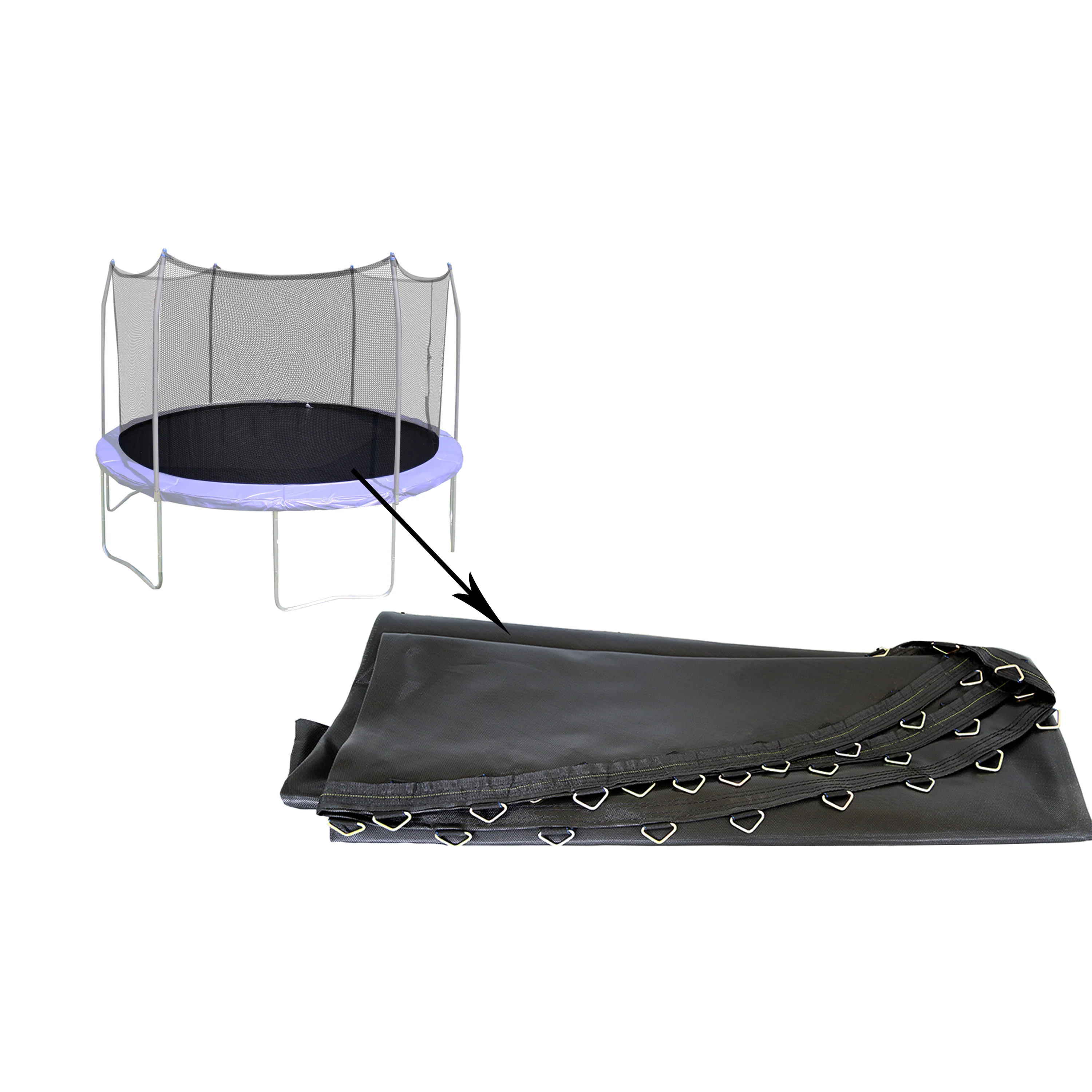 15' Round Jump Mat with 96 V-Rings