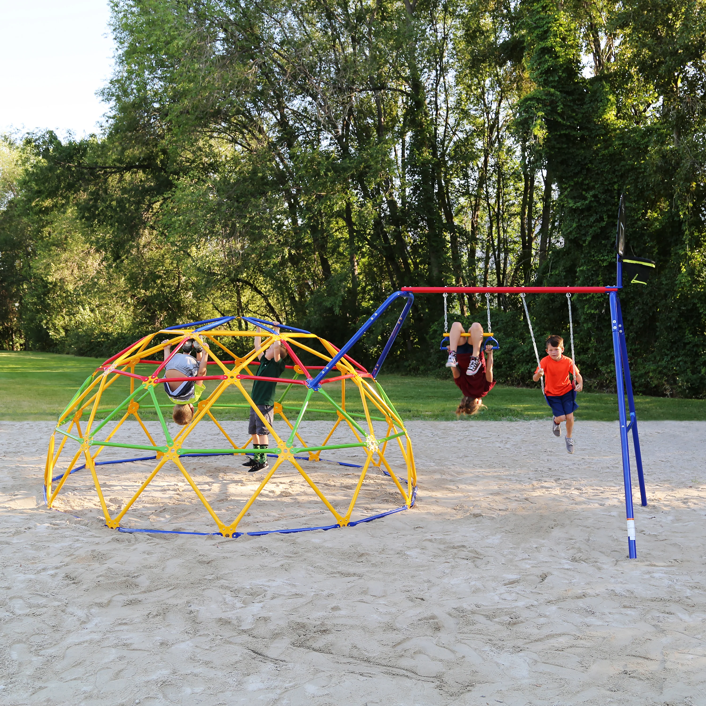ActivPlay Geo Dome Climber with Swing Set - Image 14