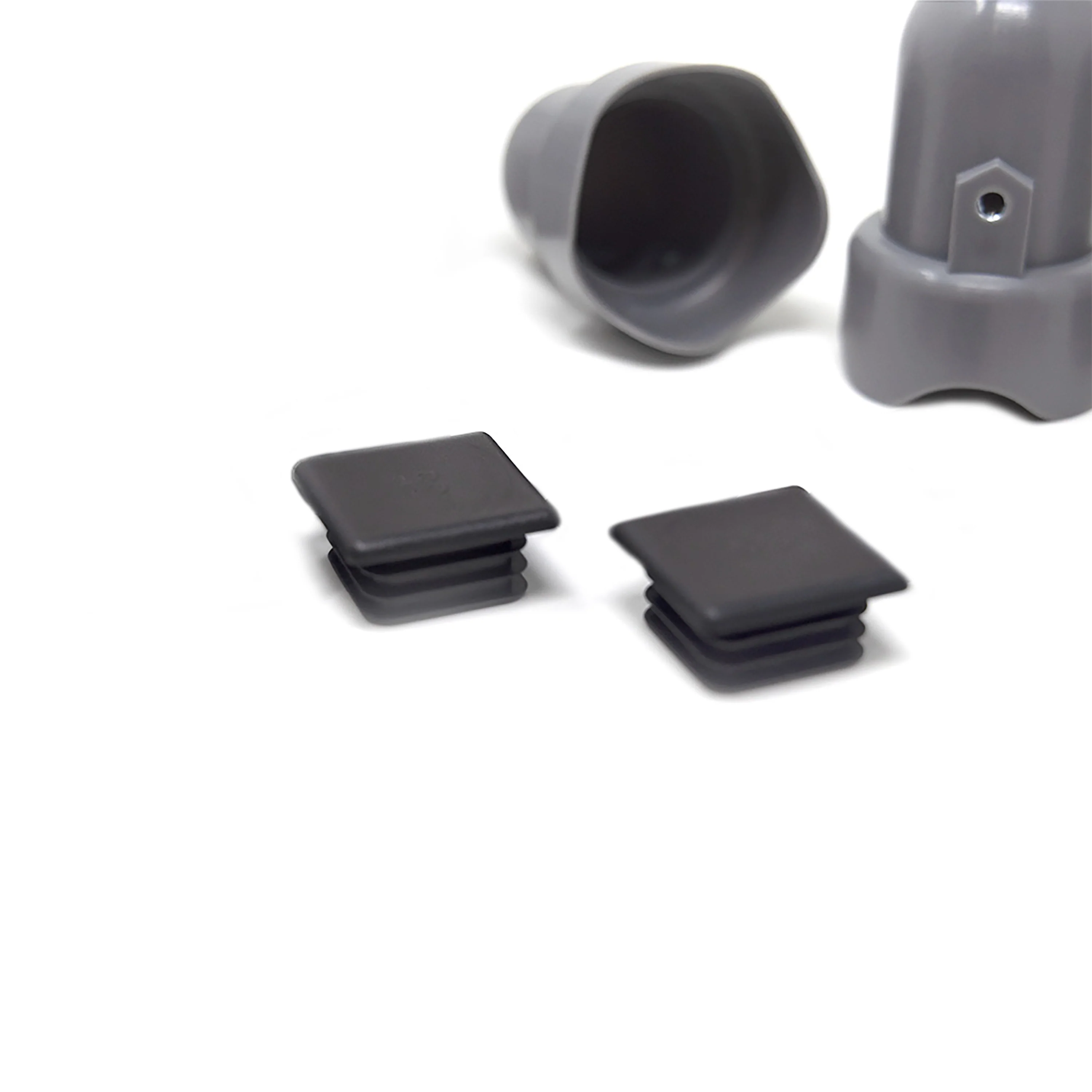 Small Grey Pole Cap Kit with Bolts and End Caps (Set of 2) 008048, 011047, 008031 - Image 3