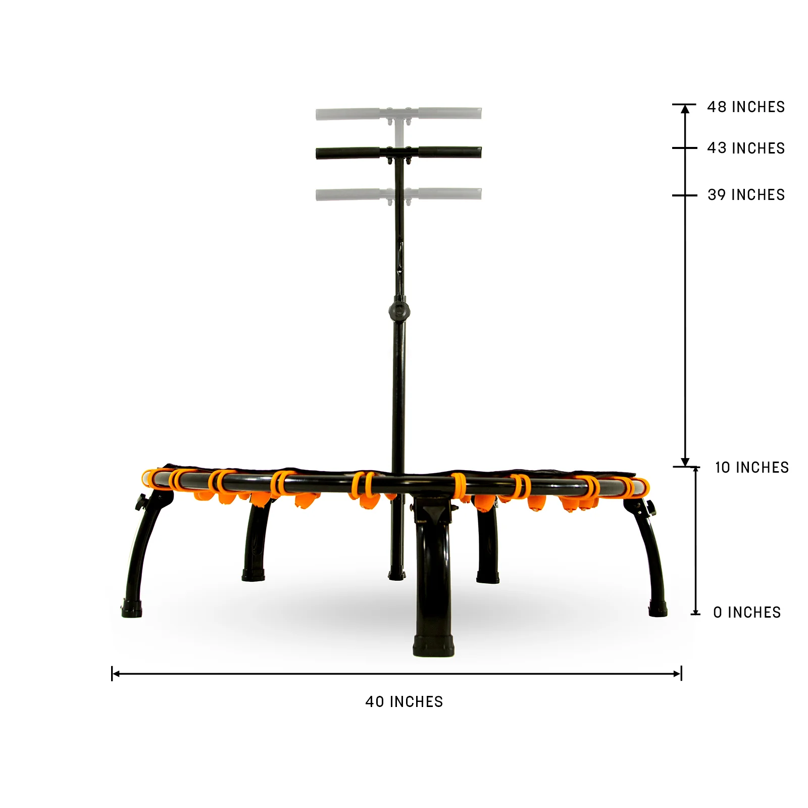 SkyFitness 40" Trampoline with Adjustable Handle - Image 4