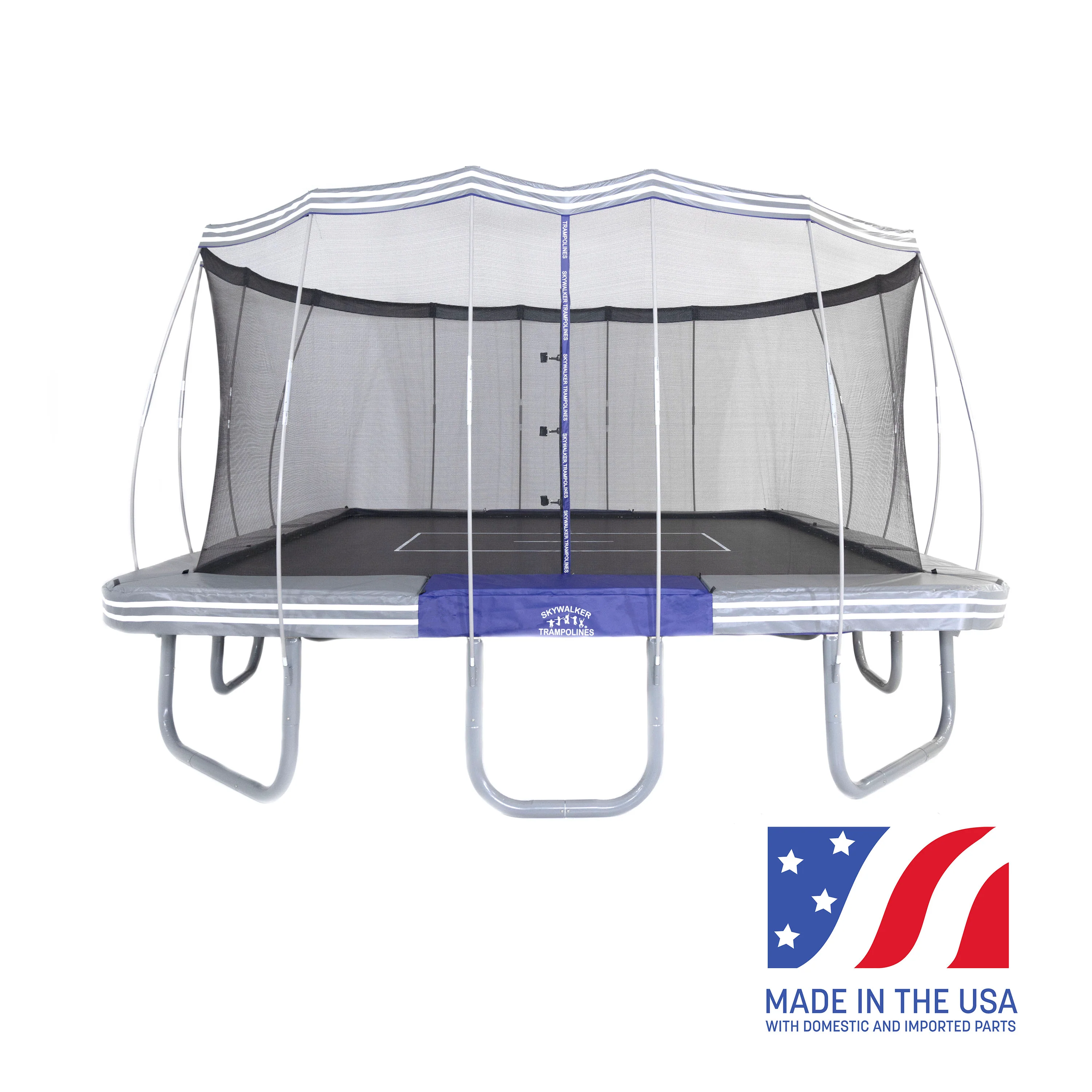 15' Premium Square Trampoline with Enclosure Net - Image 11