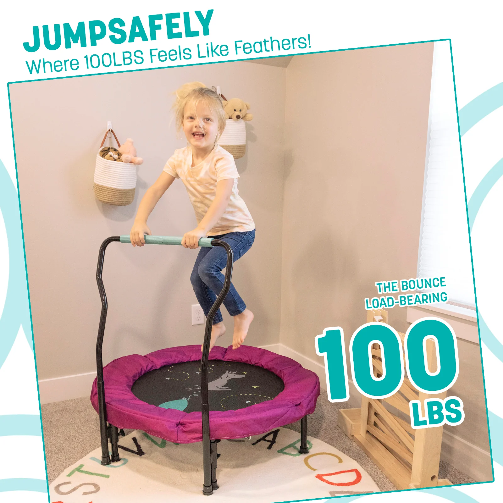 Skywalker Trampolines 36" Eeyore Mini Toddler Trampoline - Image 7