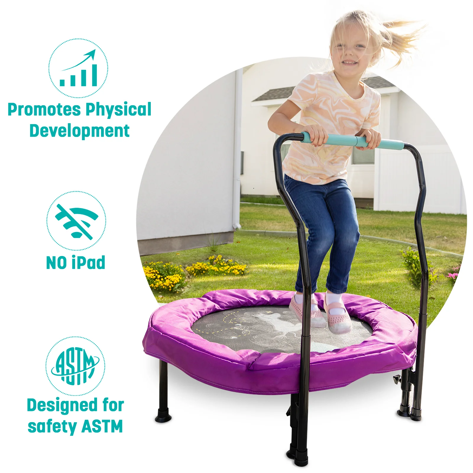 Skywalker Trampolines 36" Eeyore Mini Toddler Trampoline - Image 8