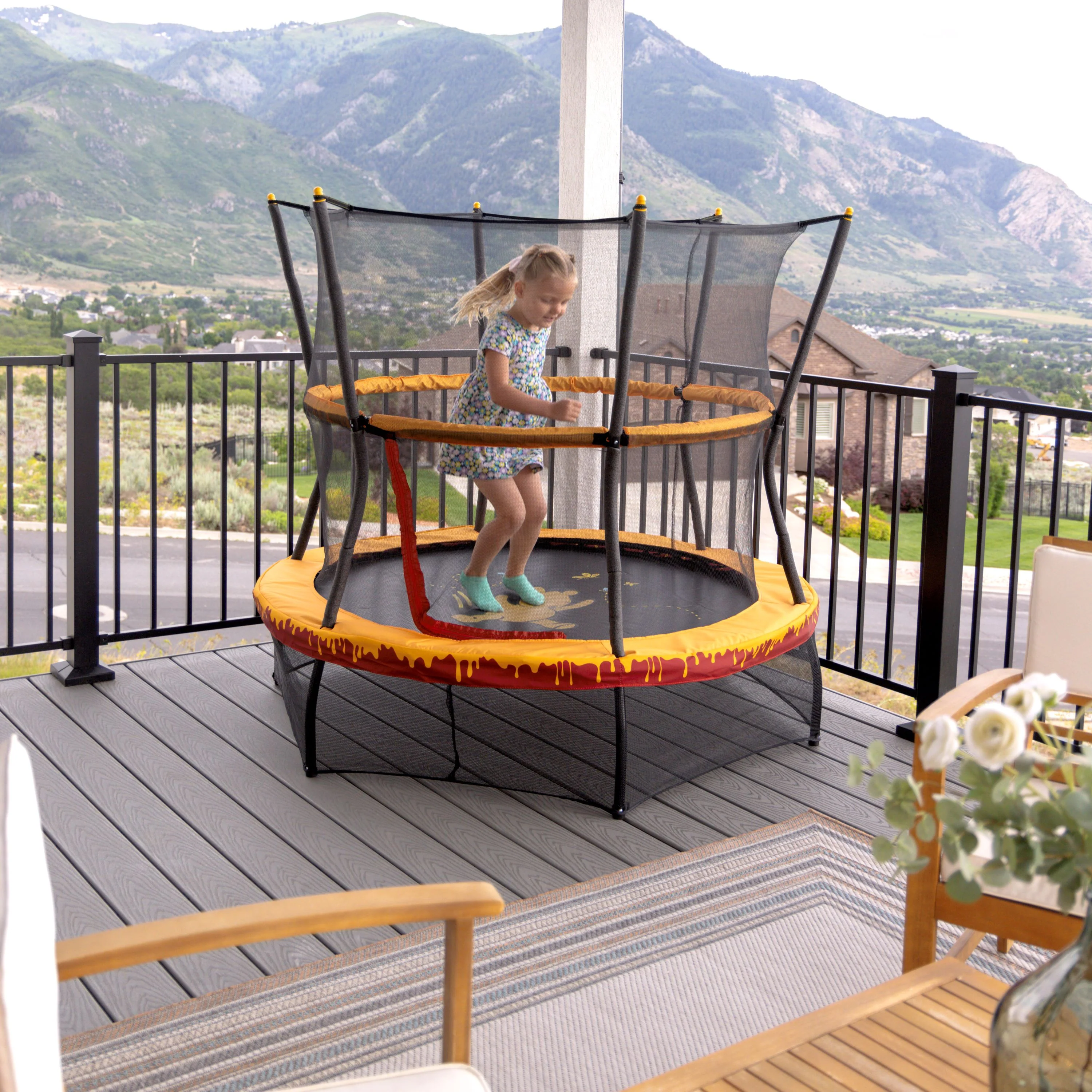Skywalker Trampolines 60in Winnie the Pooh Mini Trampoline for Kids - Image 11