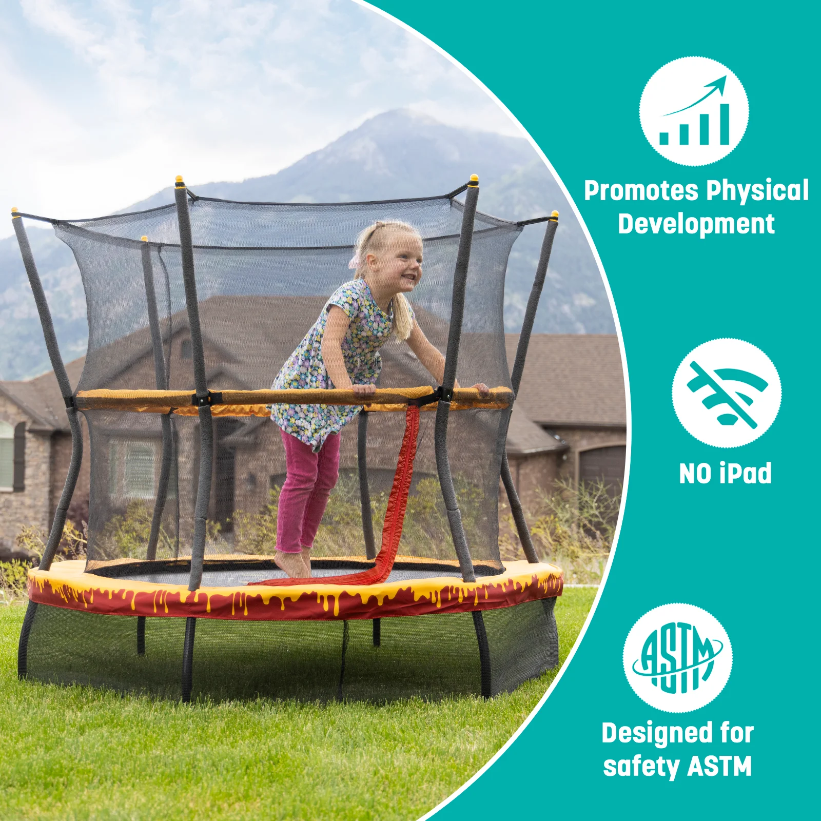 Skywalker Trampolines 60in Winnie the Pooh Mini Trampoline for Kids - Image 6